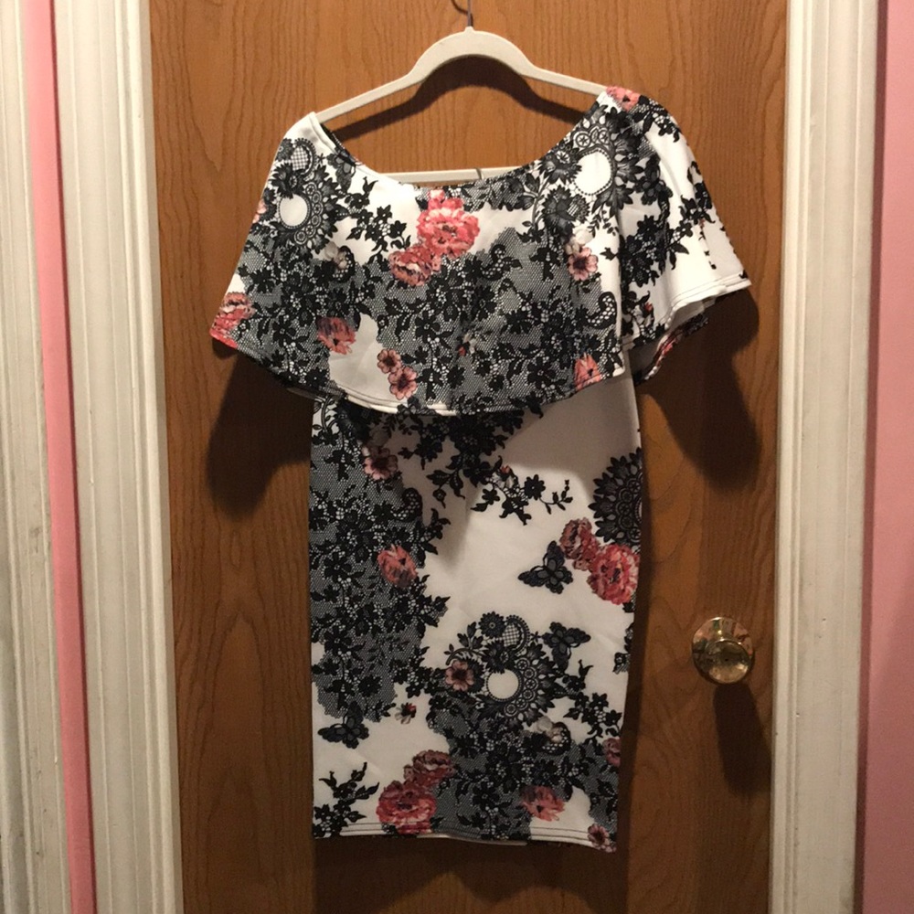 Pink Boutique 2 piece crop top and skirt